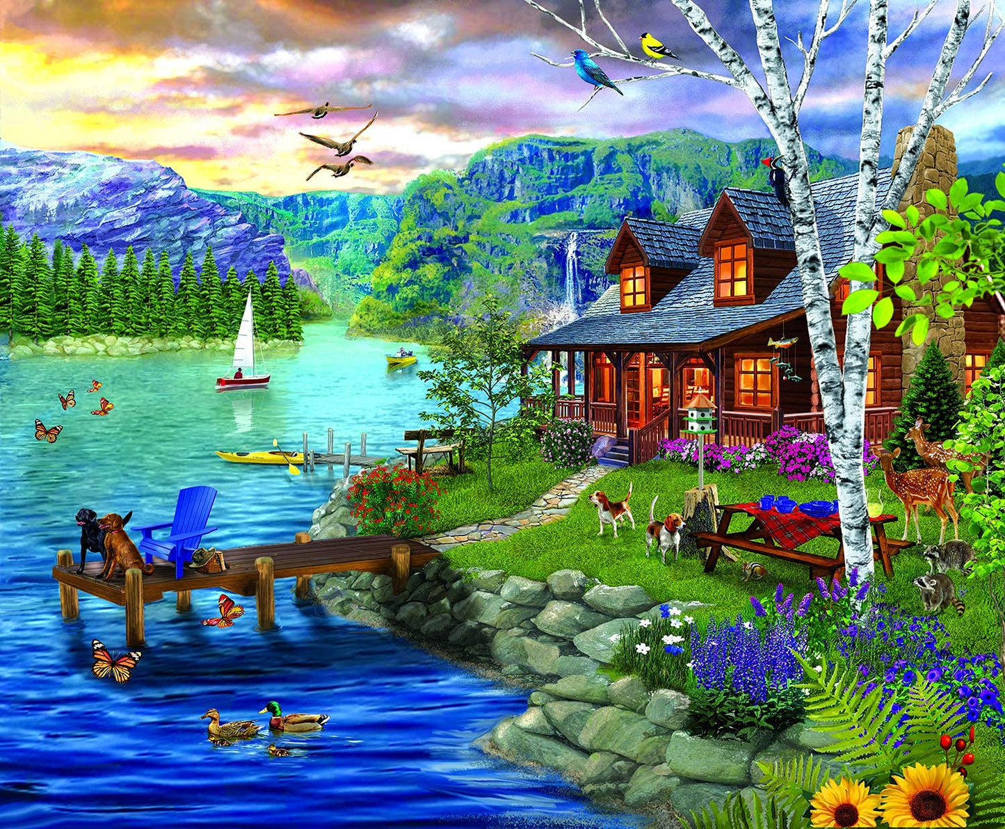 Peaceful Summer 1000 pc  Jigsaw Puzzle 31559