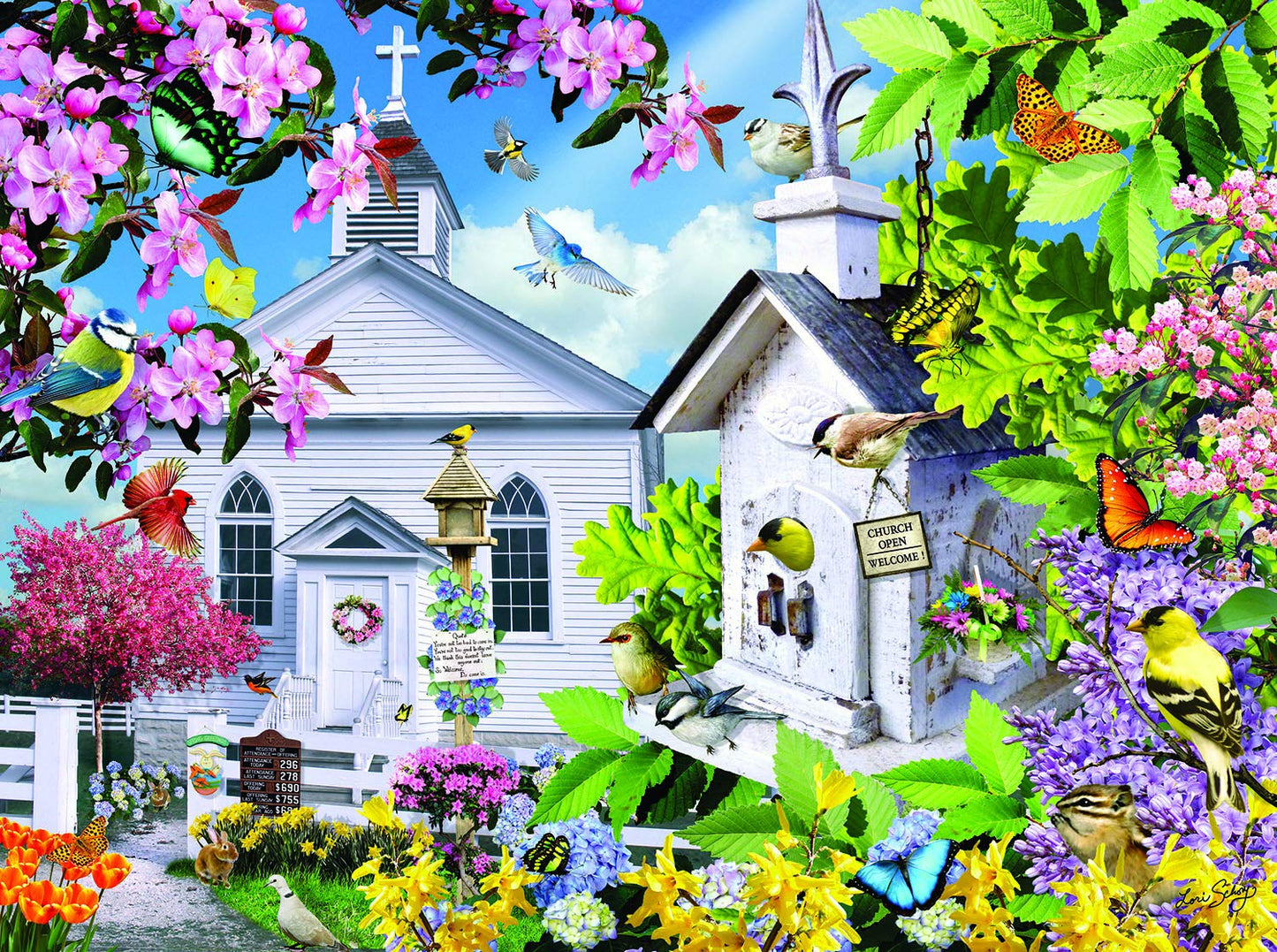 Time for Church 1000 pc  Jigsaw Puzzle 35038
