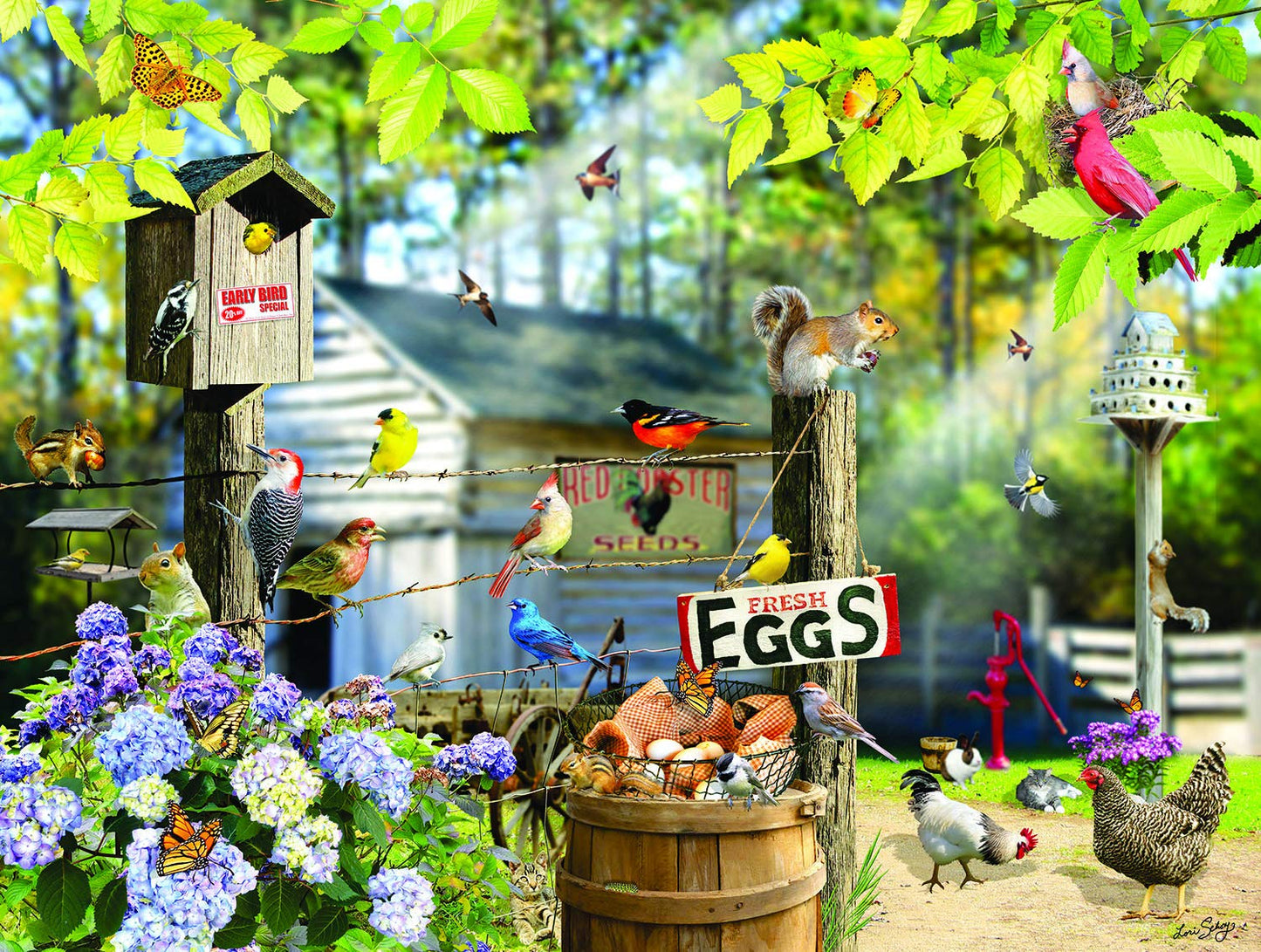 Birds on a Wire 1000 pc  Jigsaw Puzzle 35118