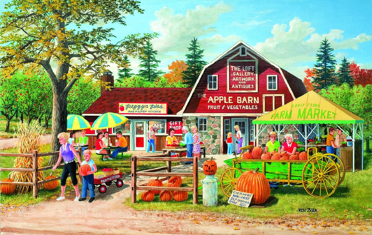Harvest Market 550 pc  Jigsaw Puzzle 39961