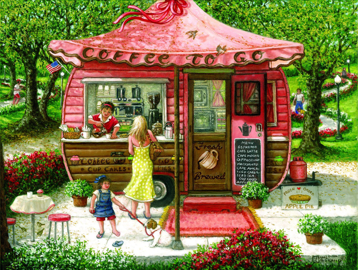 The Coffee Shoppe 500 pc  Jigsaw Puzzle 41638