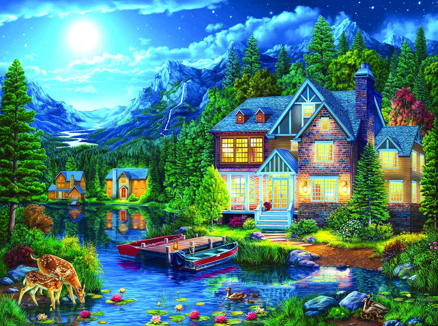 House Near the Lake 1000 pc  Jigsaw Puzzle 42908