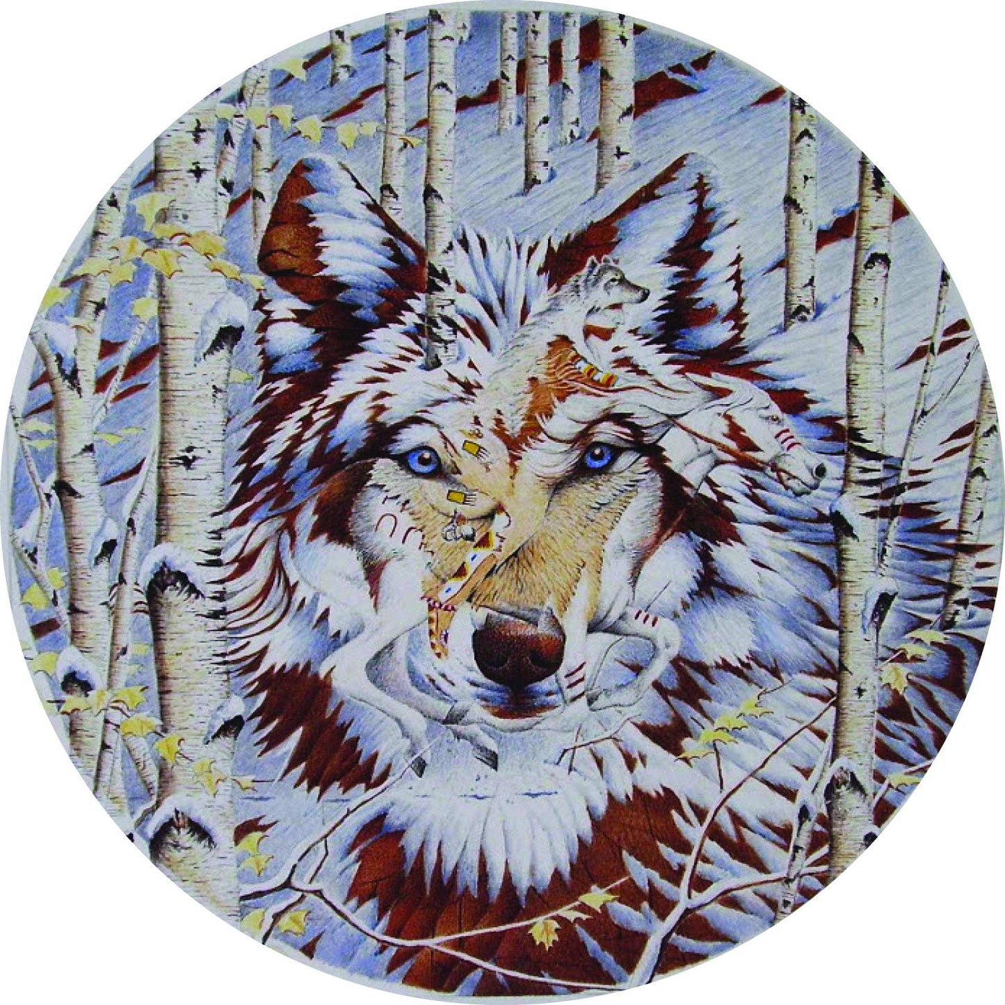 Kindred Spirits 1000 pc Round Jigsaw Puzzle 43009