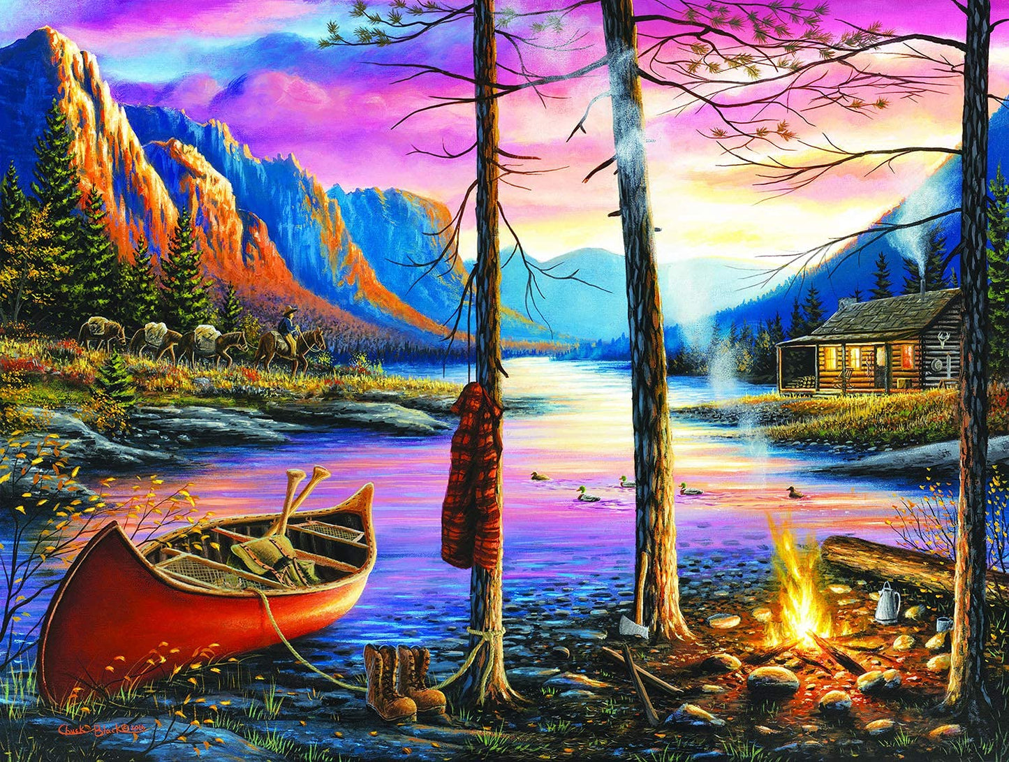 Cabin Homecoming 500 pc  Jigsaw Puzzle 55146