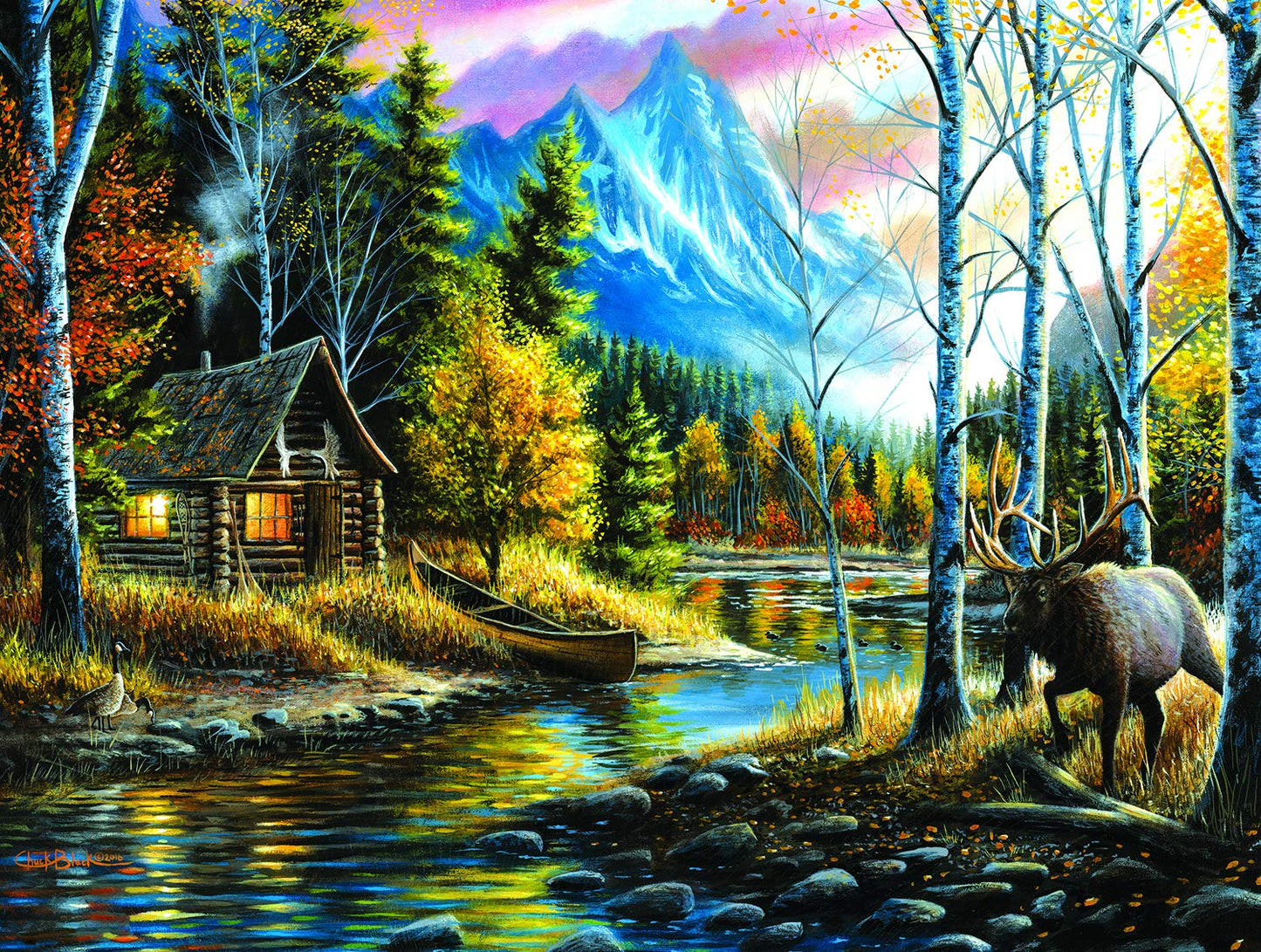 Peaceful Setting 500 pc  Jigsaw Puzzle 55182