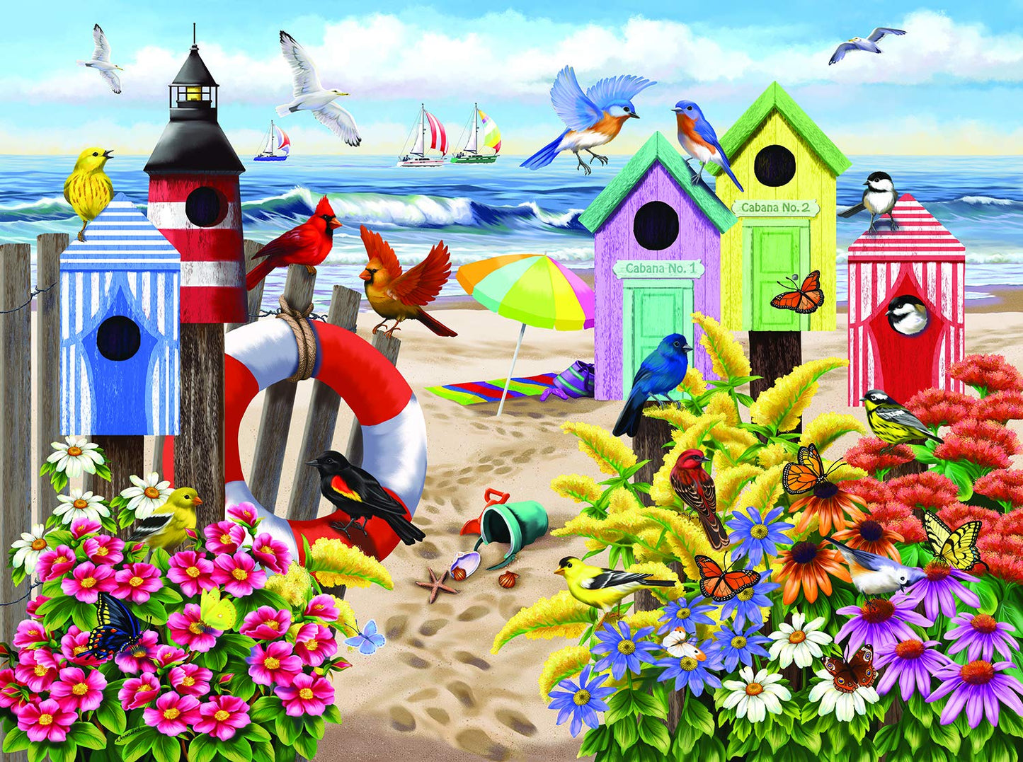 At Home by the Sea pc 1000 pc  Jigsaw Puzzle 63002