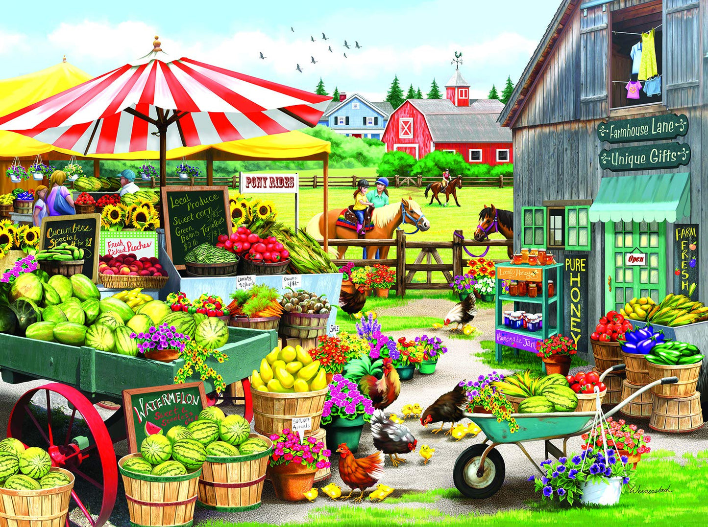 Pony Rides 500 pc  Jigsaw Puzzle 63084