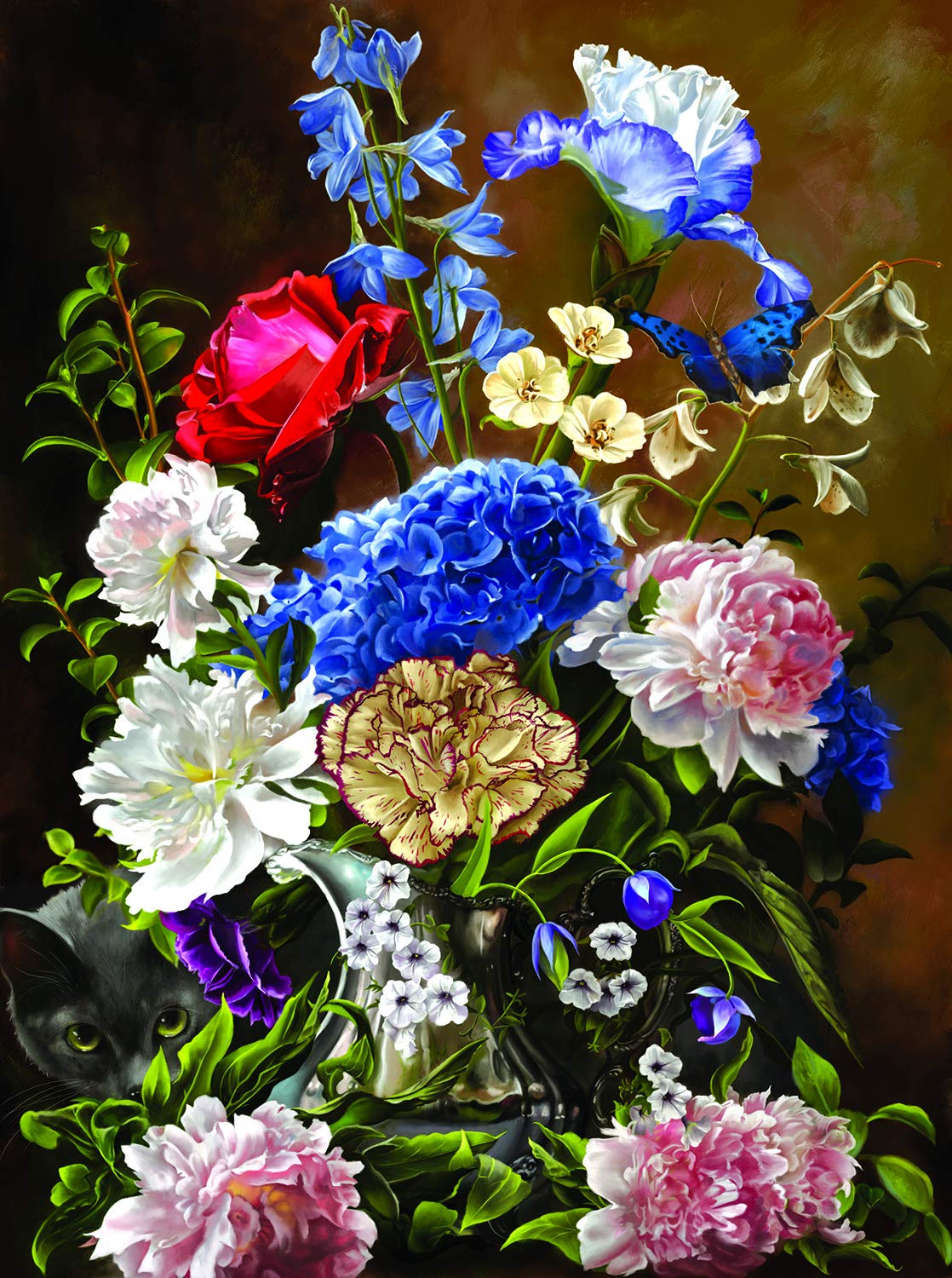 Bouquet in Blue 1000 pc  Jigsaw Puzzle 67709