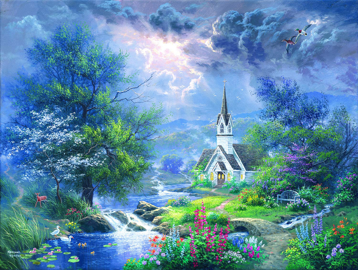 Sweet Hour of Prayer 500 pc  Jigsaw Puzzle 69754