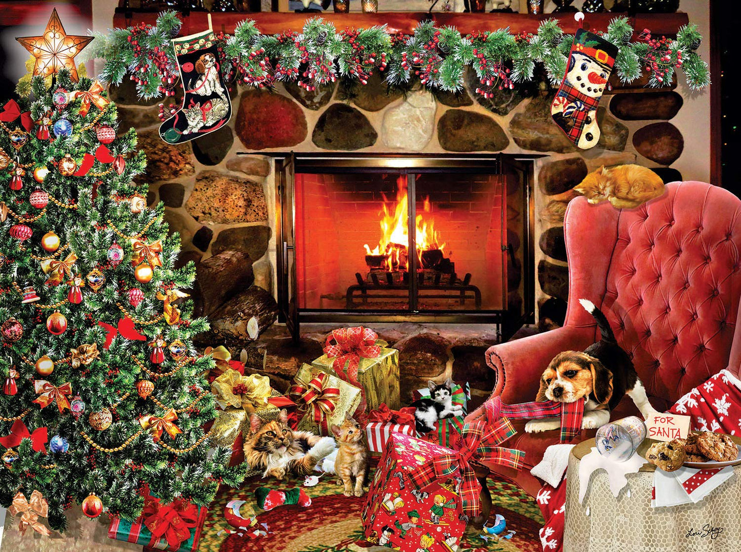 Christmas Mayhem 1000 pc  Jigsaw Puzzle 35188
