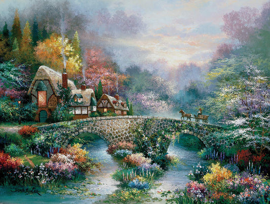 Peaceful Cottage 300 pc  Jigsaw Puzzle 18040