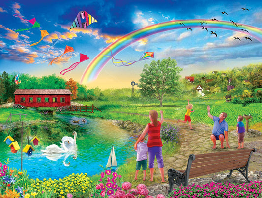 Colorful Skies 500 pc  Jigsaw Puzzle 31906
