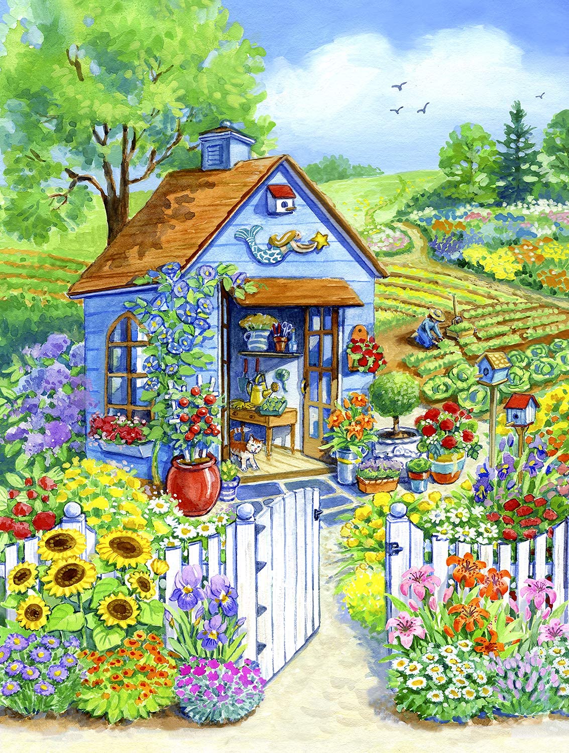 Path to the Garden Shed 1000 pc  Jigsaw Puzzle 63452