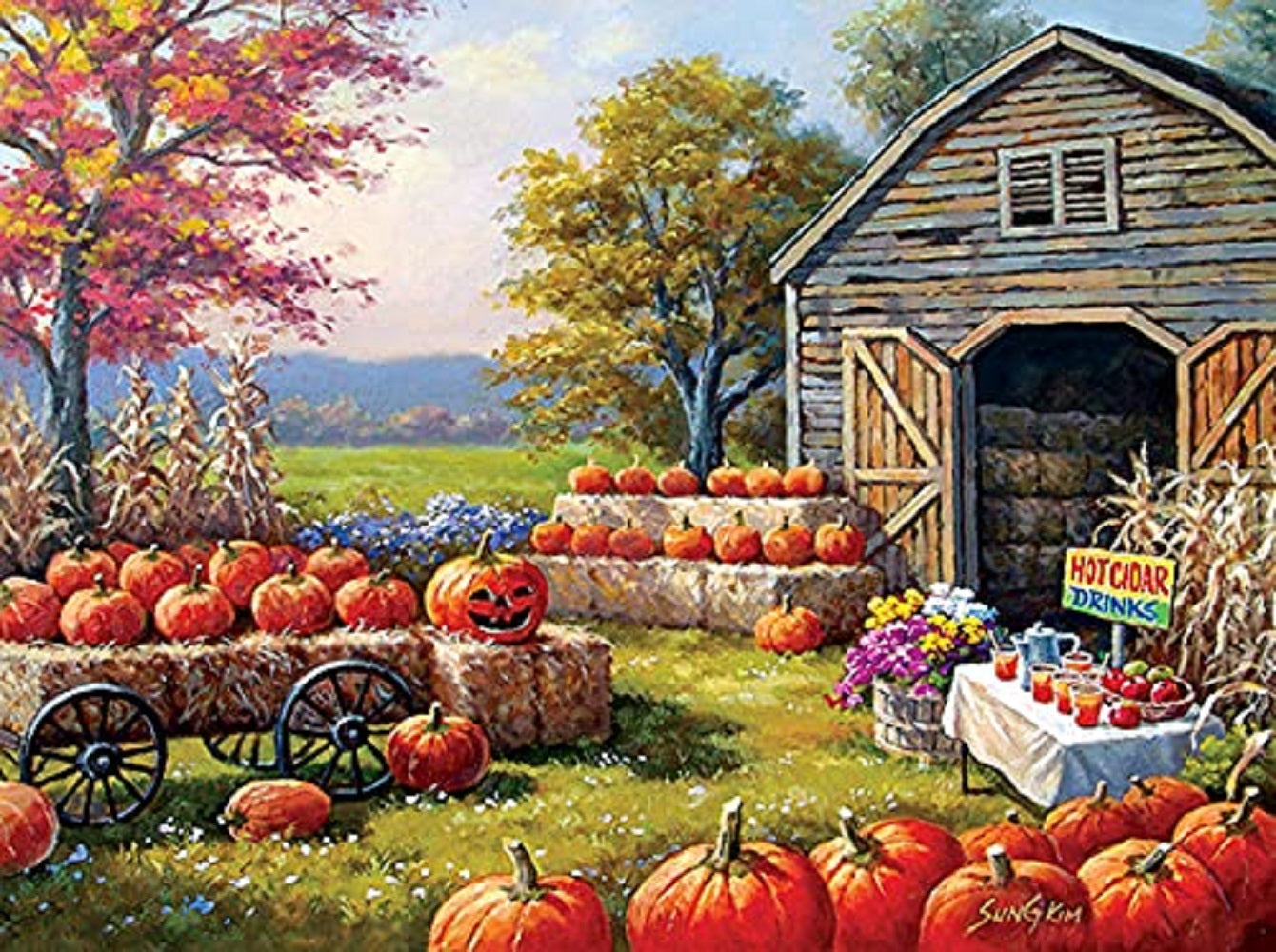 Pumpkins for Sale 1000 pc  Jigsaw Puzzle 36668