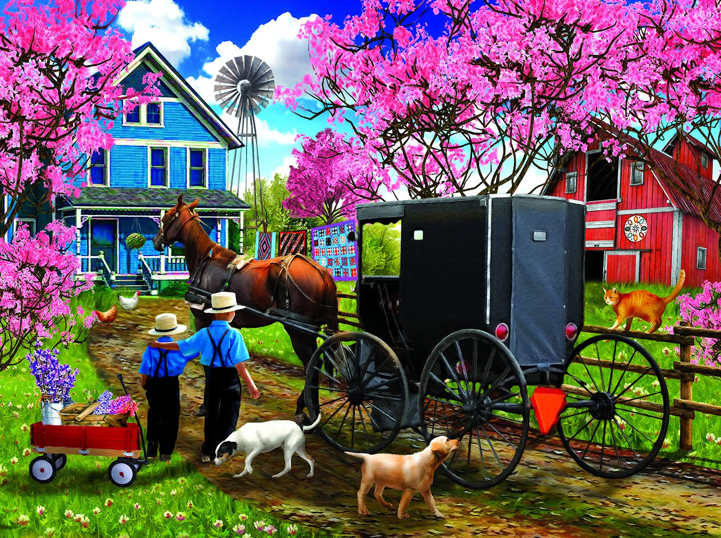 Cherry Blossom Time 1000 pc  Jigsaw Puzzle 28982