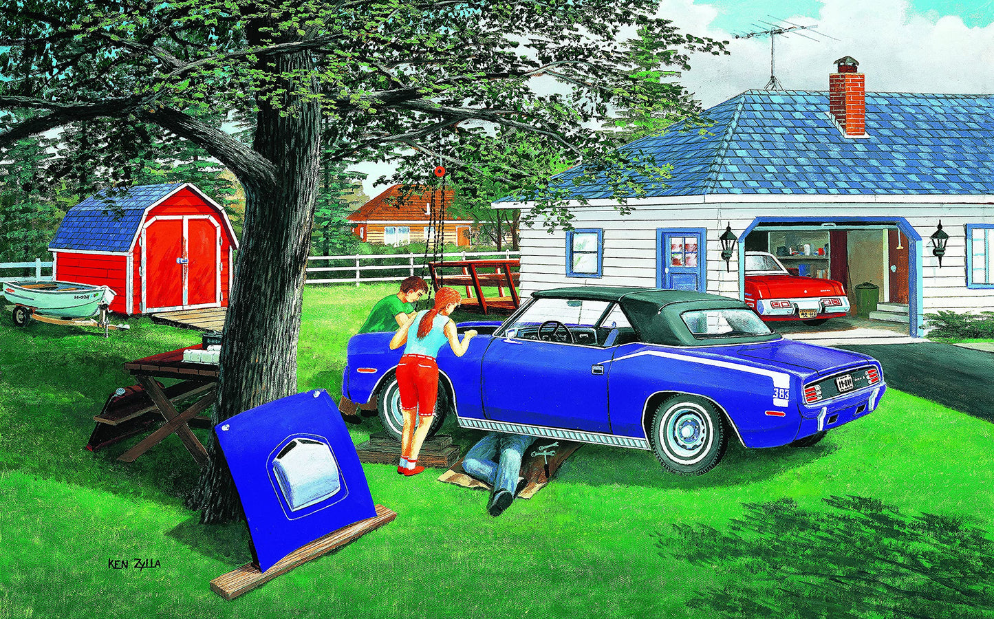 Getting Ready to Go 300 pc  Jigsaw Puzzle 39943