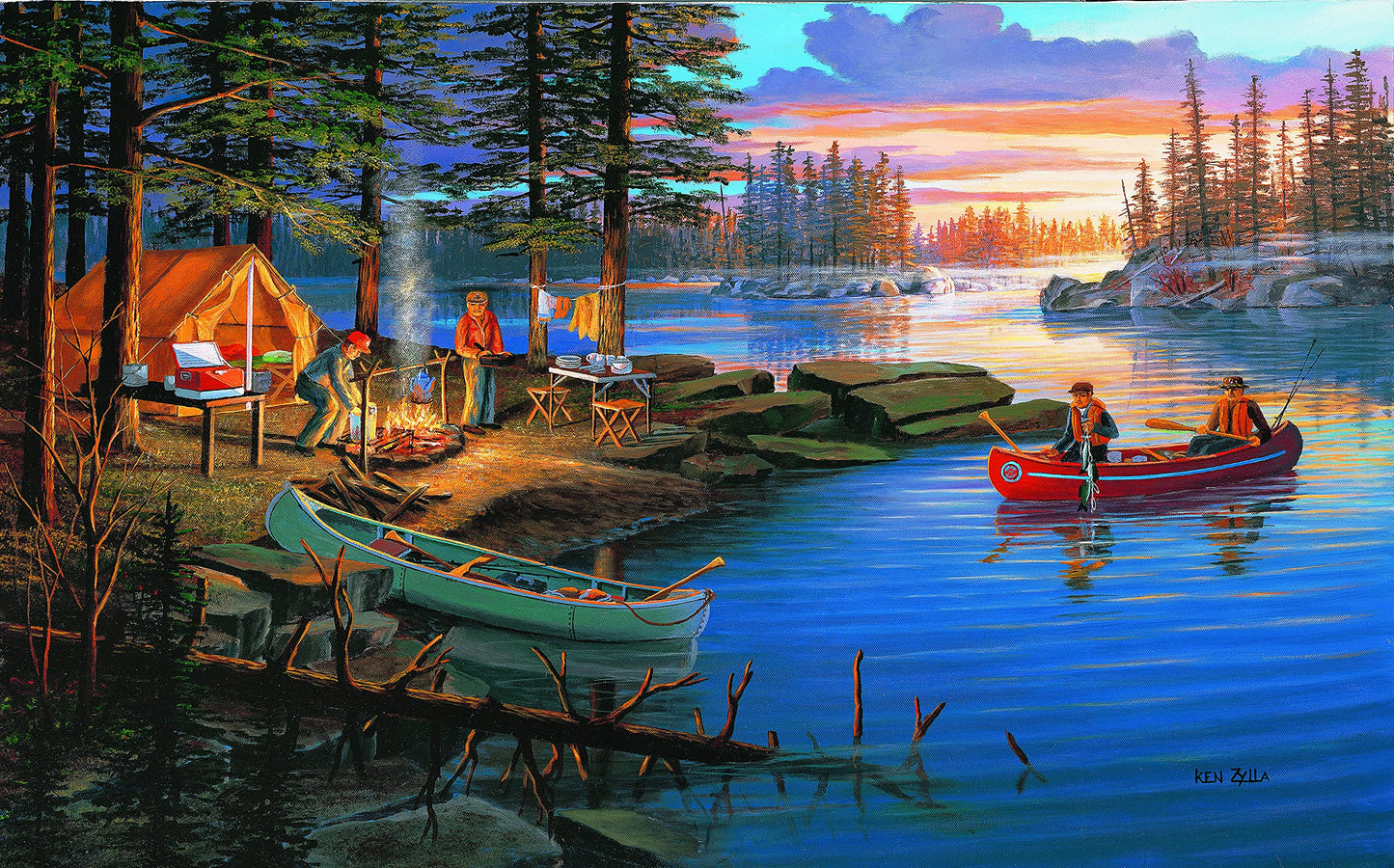 Campfire Memories 300 pc  Jigsaw Puzzle 39954