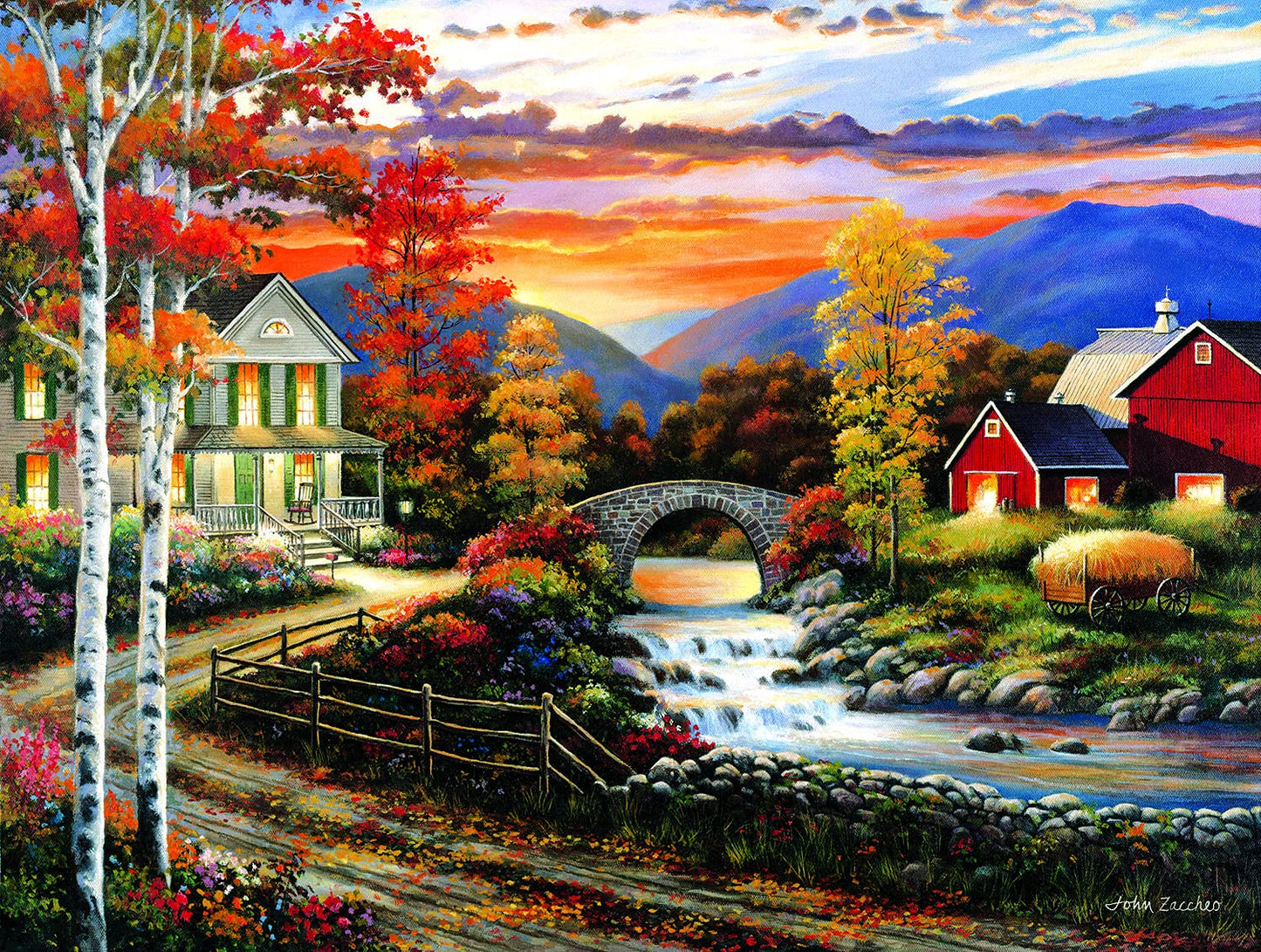 Babbling Creek Road 300 pc  Jigsaw Puzzle 62155
