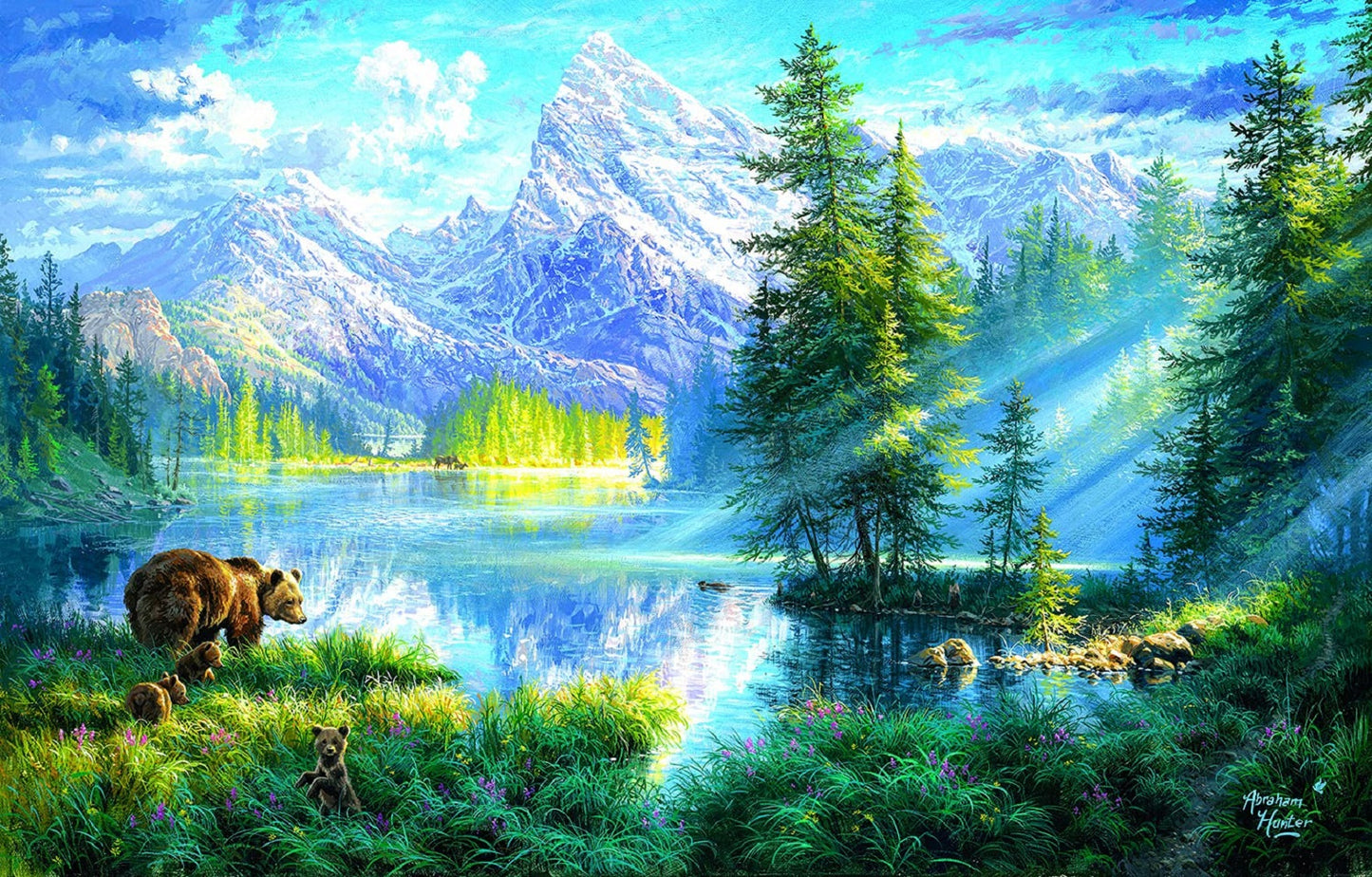 Mountain Morning 550 pc  Jigsaw Puzzle 69786