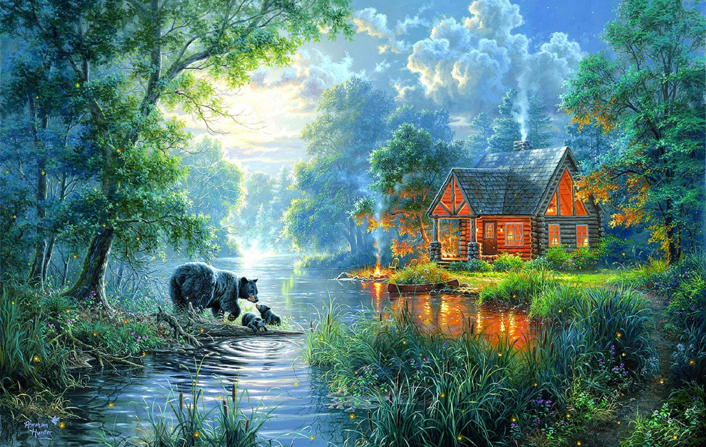Firefly Cove 550 pc  Jigsaw Puzzle 69788