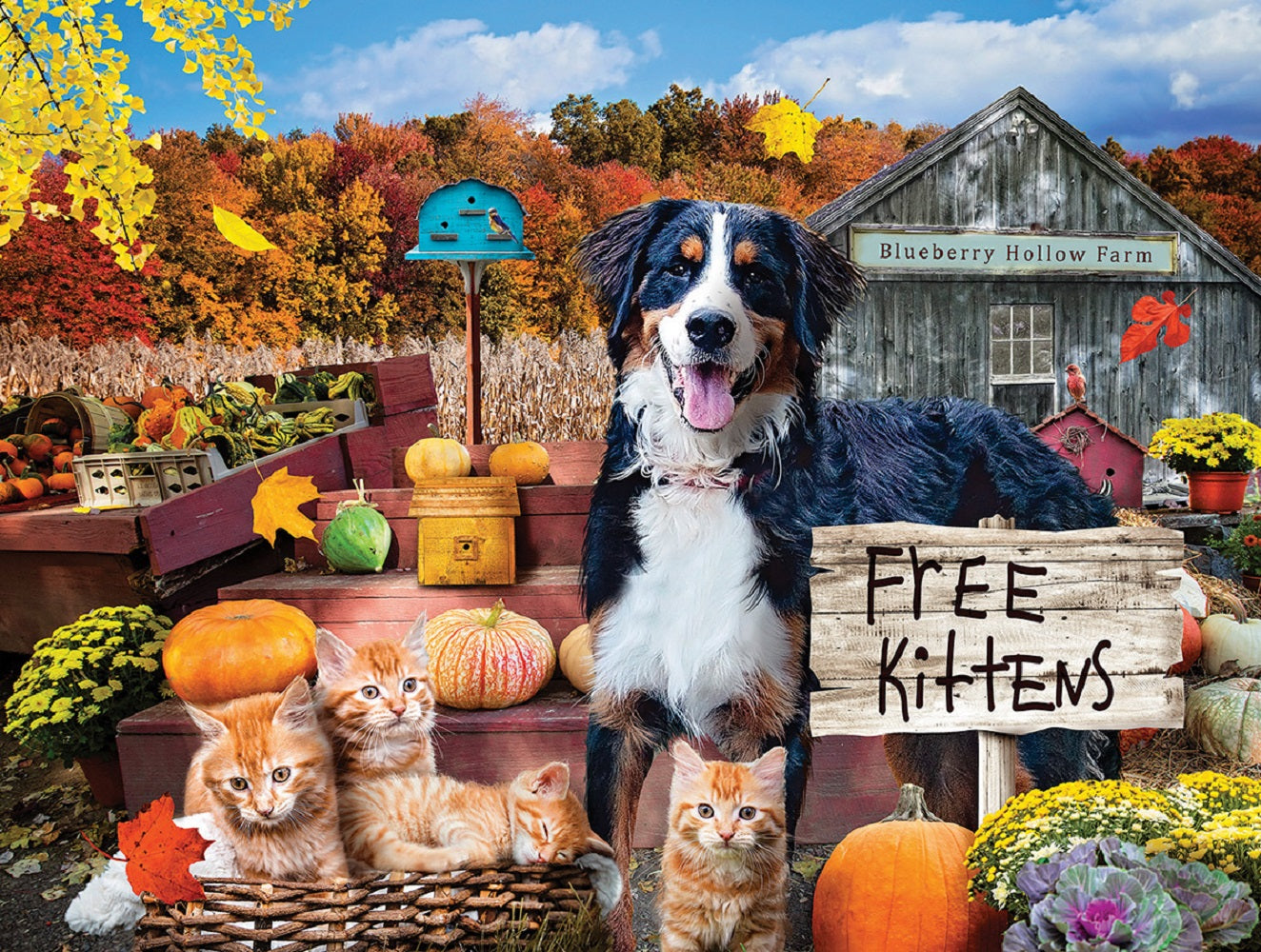 Blueberry Hollow Farm 500 pc  Jigsaw Puzzle 72004