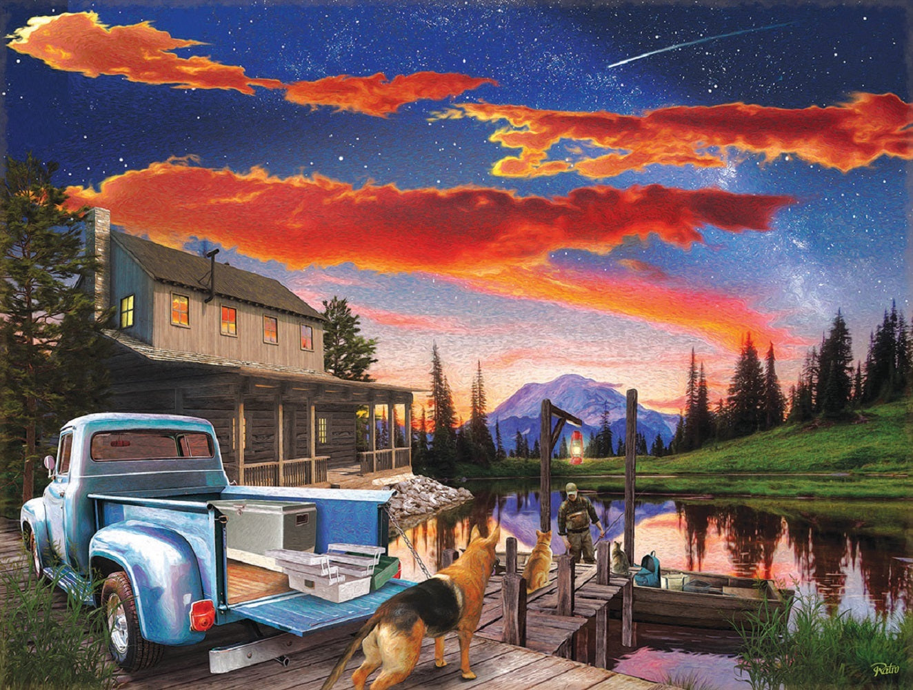 Red Skies 500 pc  Jigsaw Puzzle 42278