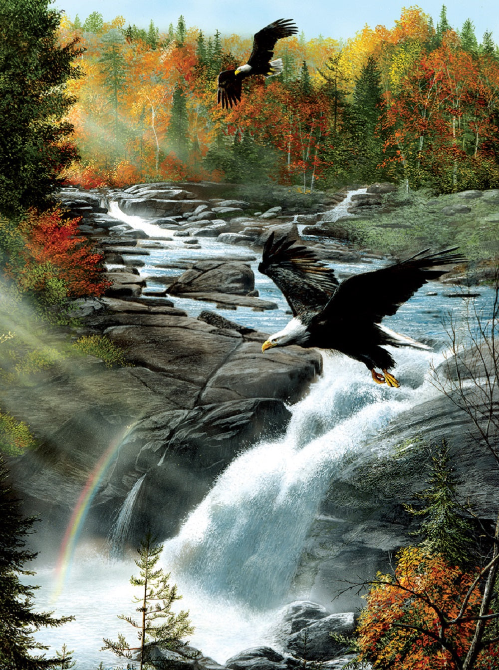 Gooseberry Falls 1000 pc  Jigsaw Puzzle 57724