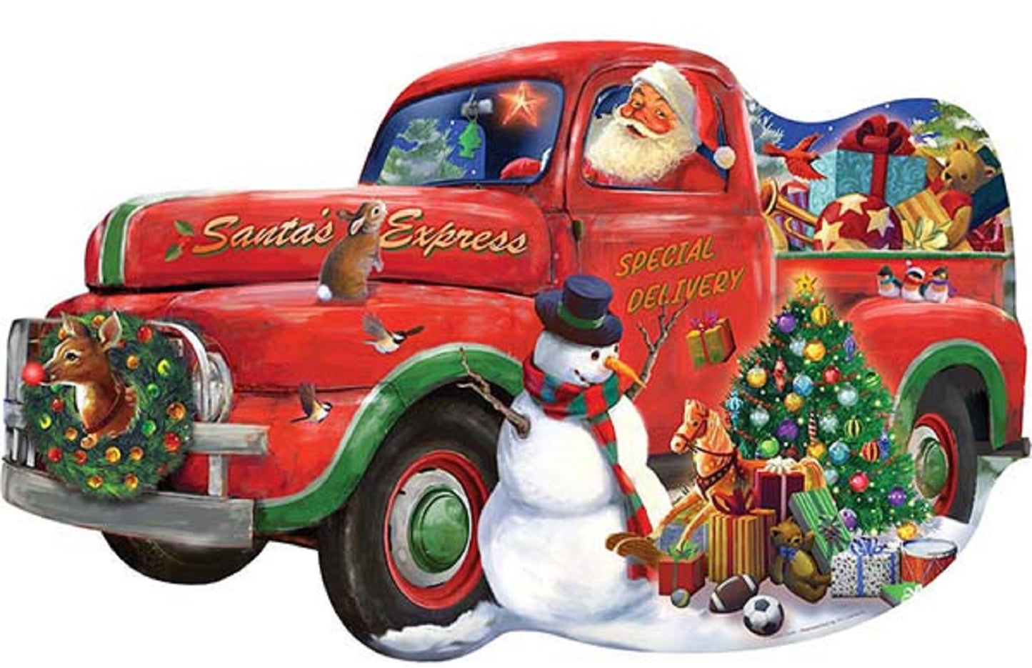 Santa Express Special Delivery 1000 pc Special Shape Jigsaw Puzzle 96086