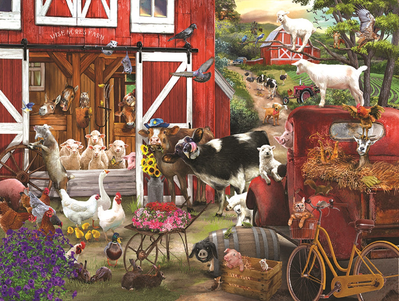 Wise Acres Farm 500 pc  Jigsaw Puzzle 31935