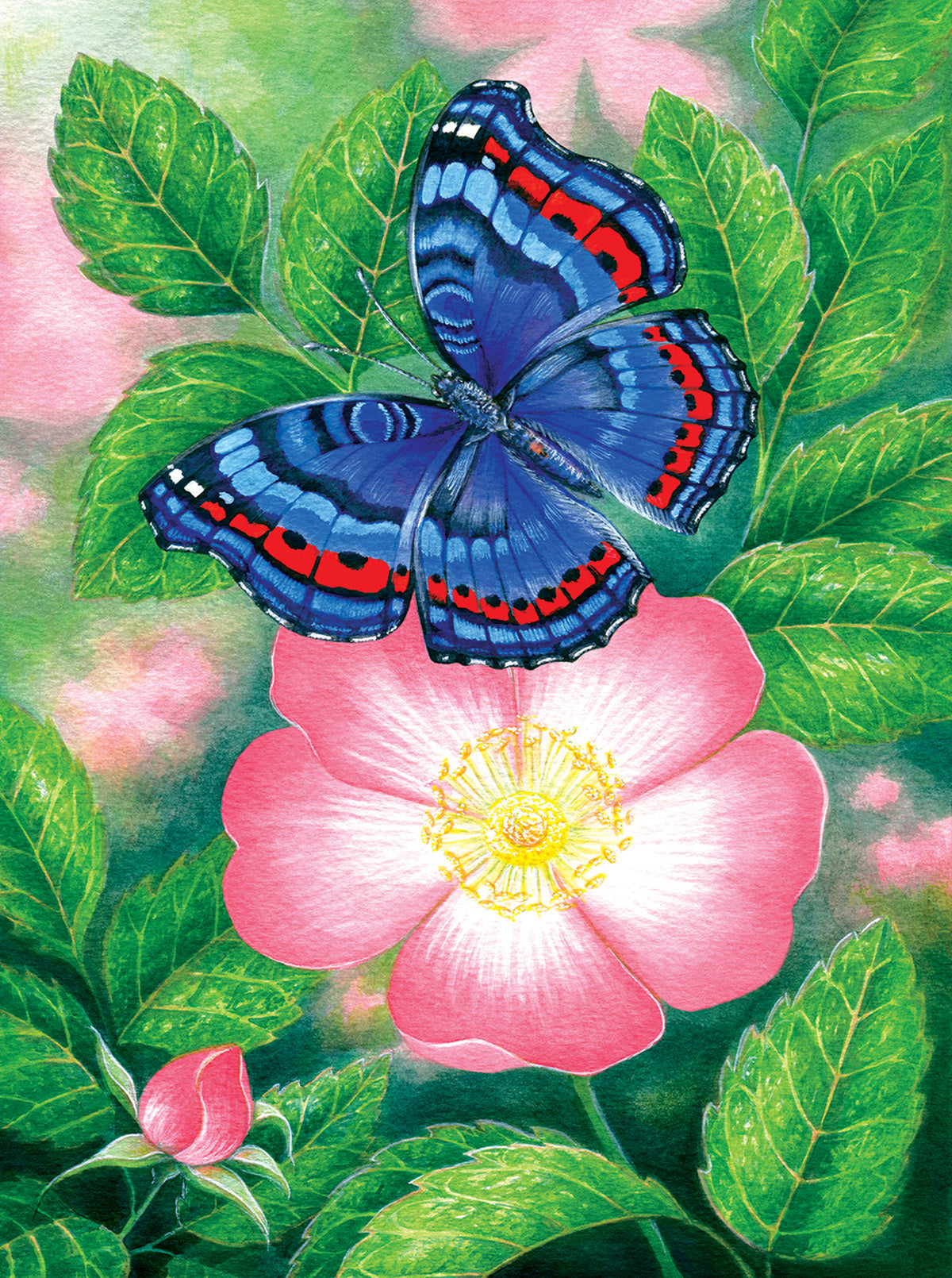 Blue Butterfly 1000 pc  Jigsaw Puzzle 48218