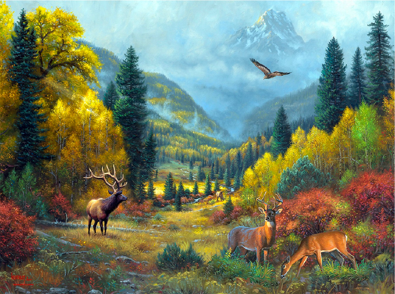 Autumn Calls 1000 pc  Jigsaw Puzzle 53140
