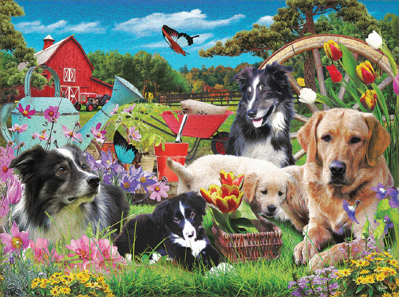 Who has a green Thumb 500 pc  Jigsaw Puzzle 42263