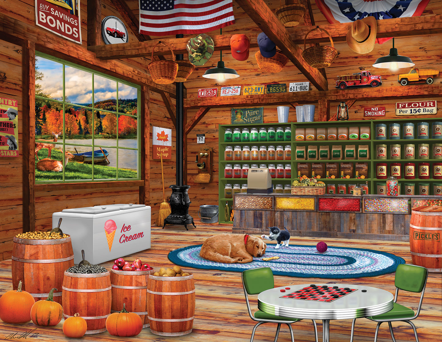 Mountain General Store 1000 pc Large Pieces Jigsaw Puzzle 46006