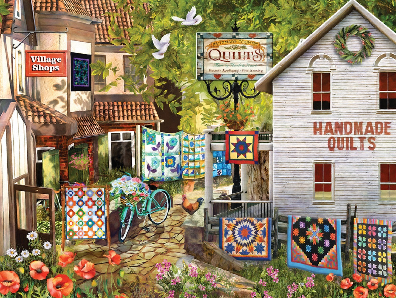 Village Shops 1000 pc  Jigsaw Puzzle 28559