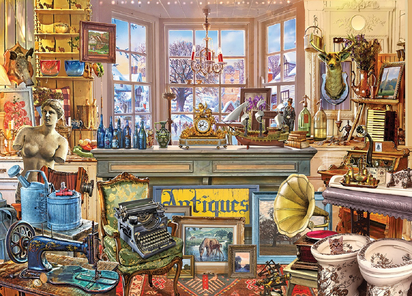 Antique Shoppe 1000 pc  Jigsaw Puzzle 79011