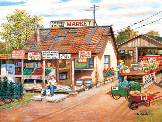 Salzburn Market 300 pc  Jigsaw Puzzle 39897