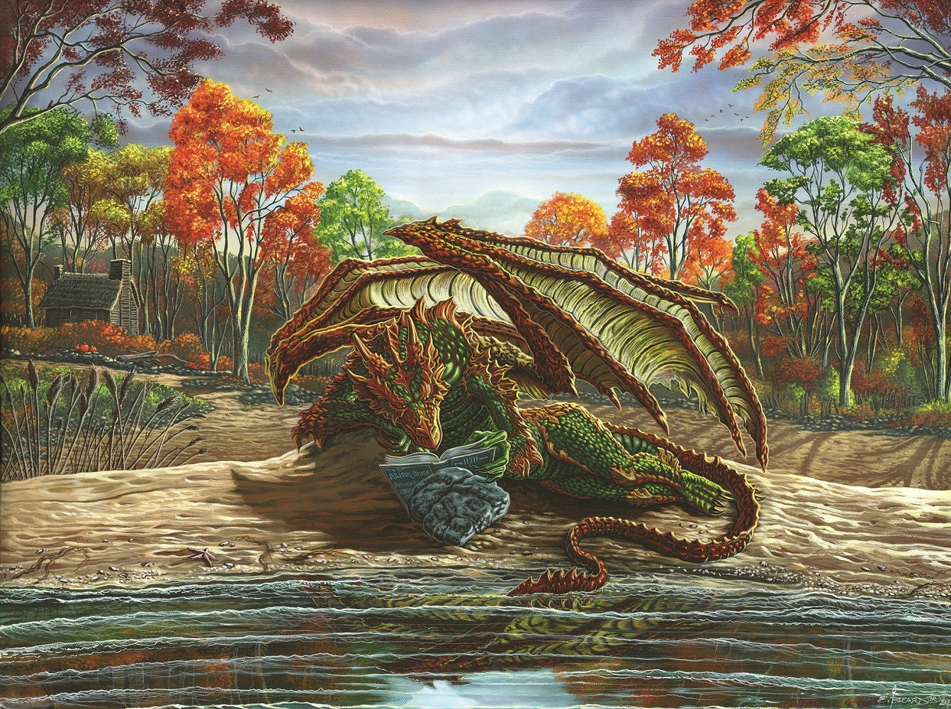 Autumn by the Shore 1000 pc  Jigsaw Puzzle 20162