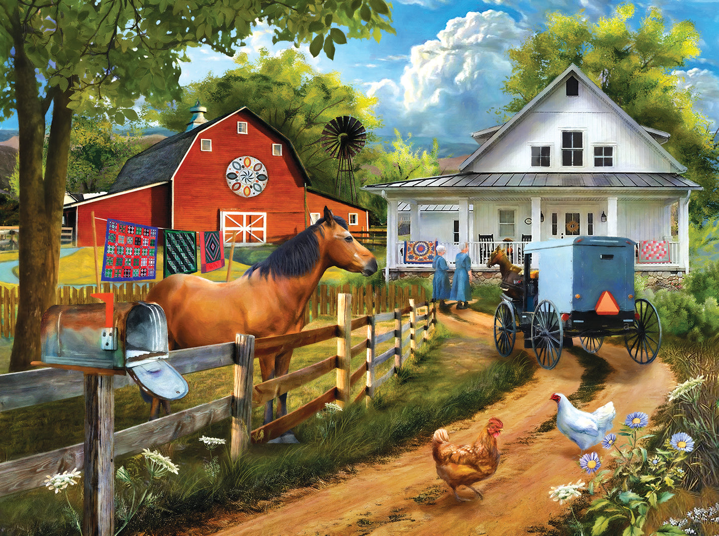 Helping Neighbors 1000 pc  Jigsaw Puzzle 29766