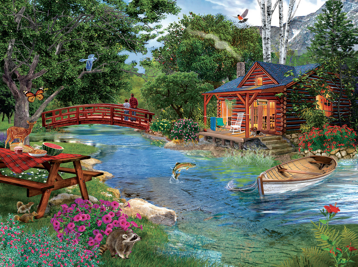 Afternoon fishing 1000 pc  Jigsaw Puzzle 31565
