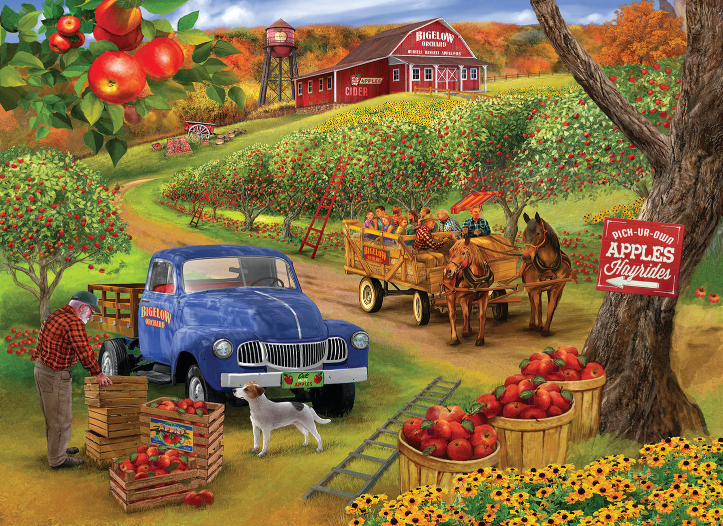 Pick Ur Own Apples 500 pc Large Pieces Jigsaw Puzzle 31955