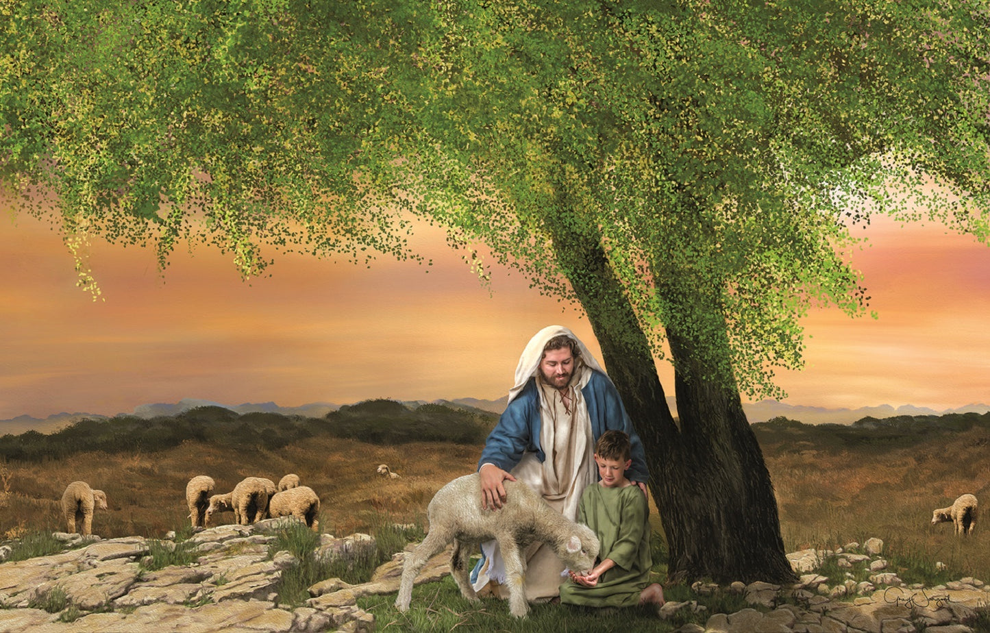 Feed My Lambs 1000 pc  Jigsaw Puzzle 46238