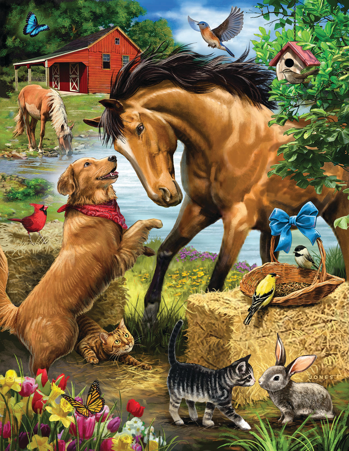 Let's Play 1000 pc Large Pieces Jigsaw Puzzle 50756