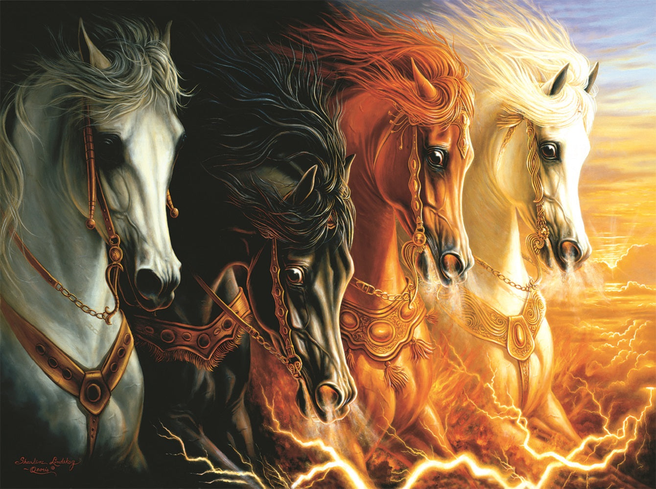 Four Horses of the Apocalypse 1000 pc  Jigsaw Puzzle 68423