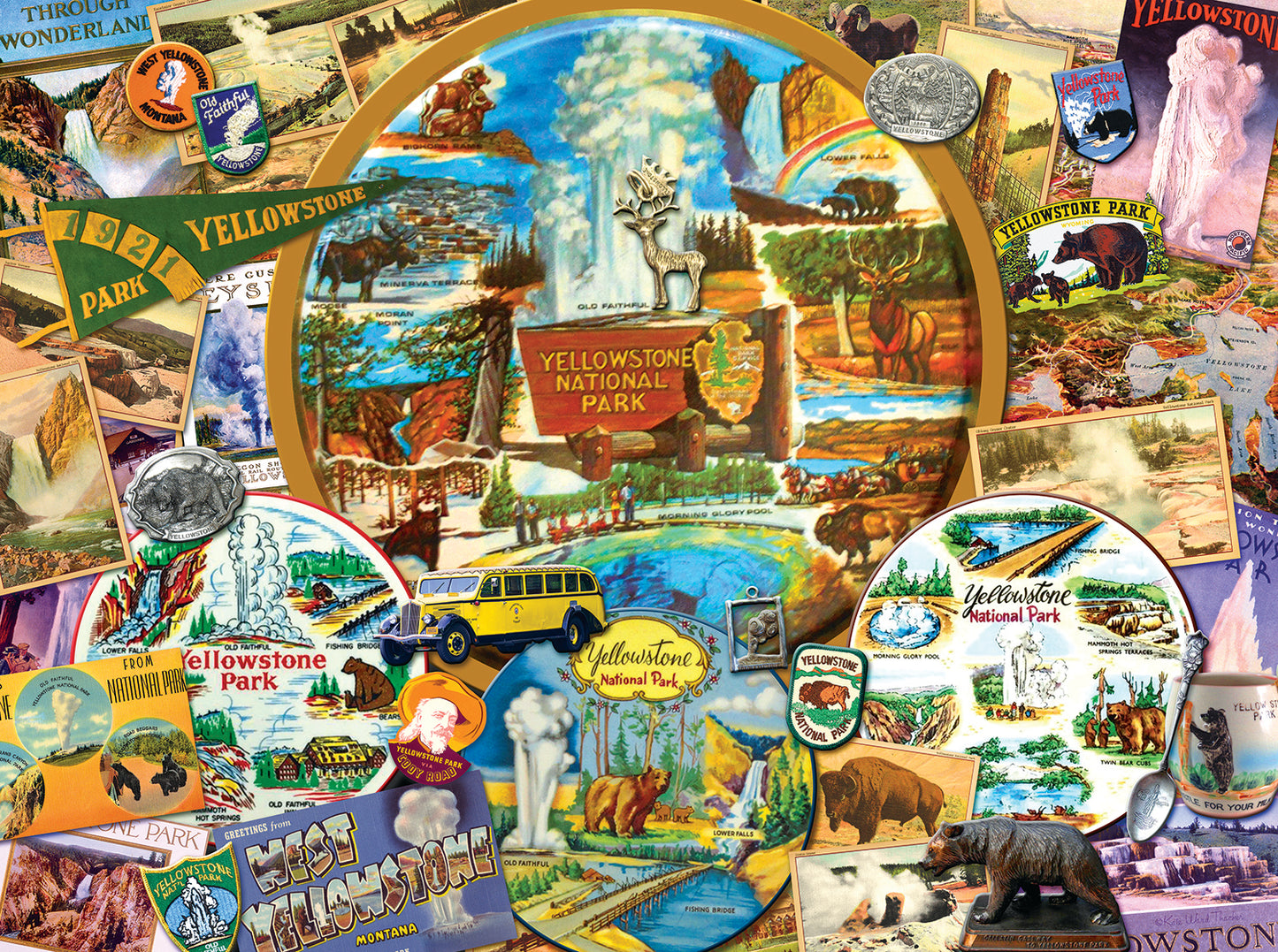 Yellowstone Park 1000 pc  Jigsaw Puzzle 70068