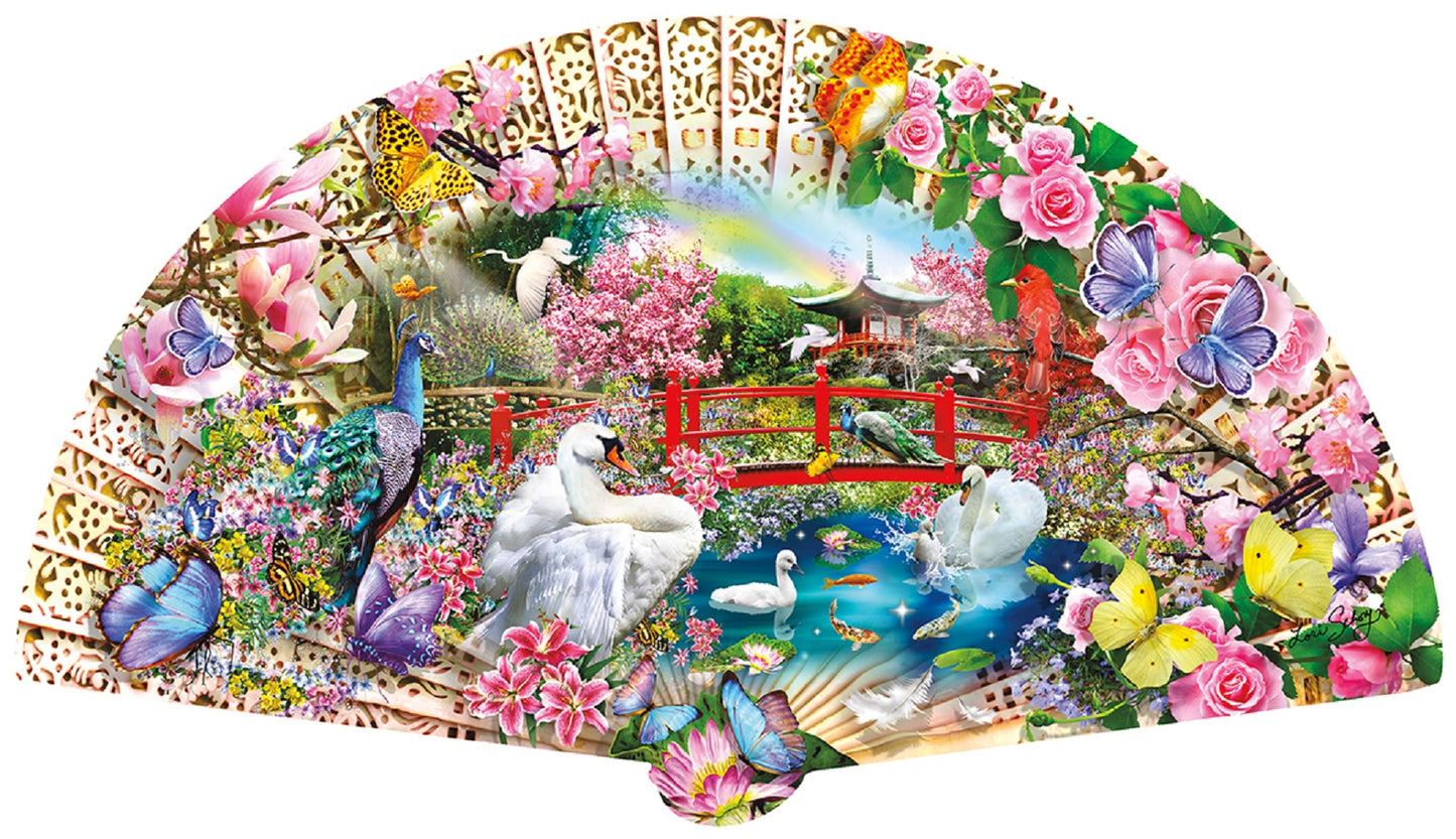 Swan Bridge 1000 pc Special Shape Jigsaw Puzzle 97084