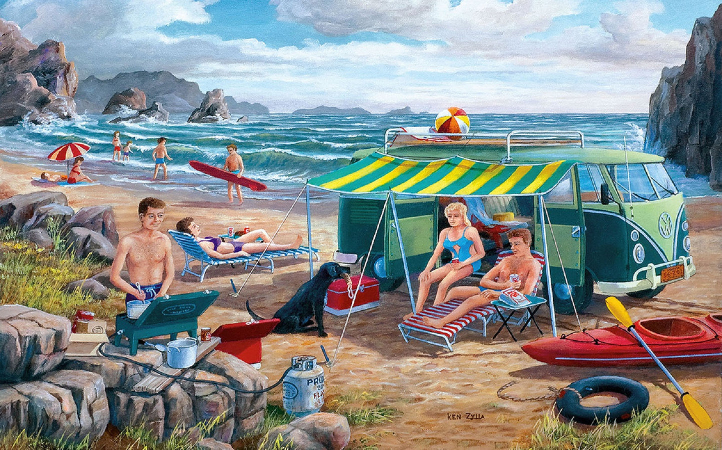 Holiday Weekend 550 pc  Jigsaw Puzzle 39991