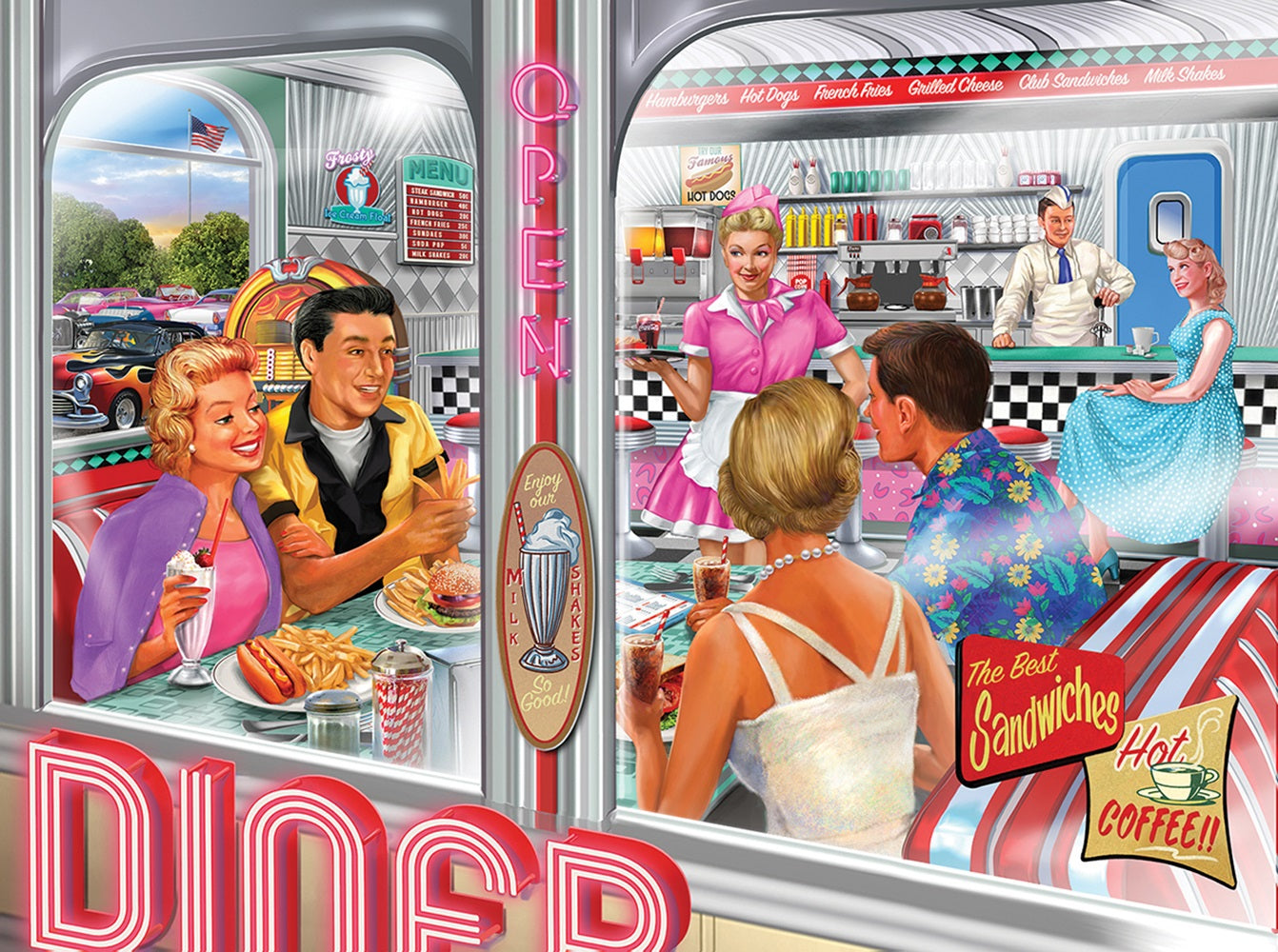 Date Night 500 pc  Jigsaw Puzzle 31945