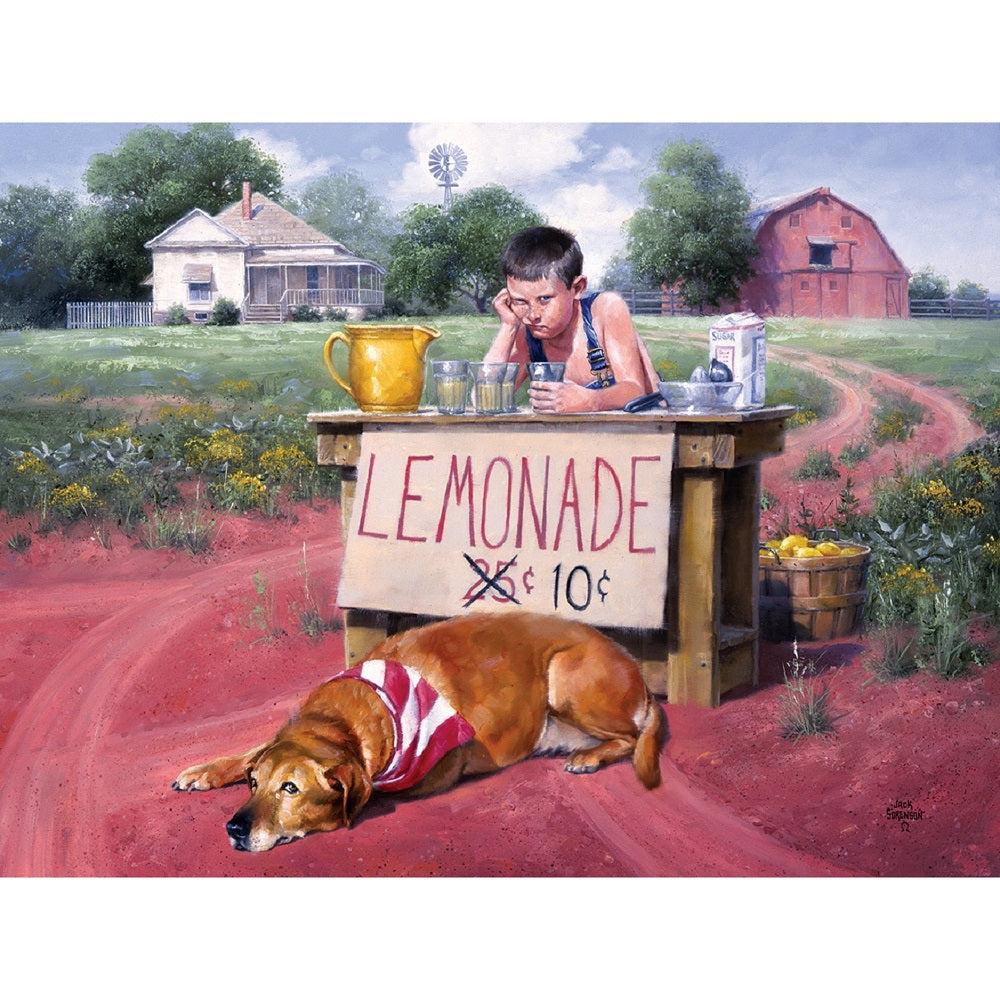 Liquidation Sale Lemonade Stand 500 pc  Jigsaw Puzzle 16851