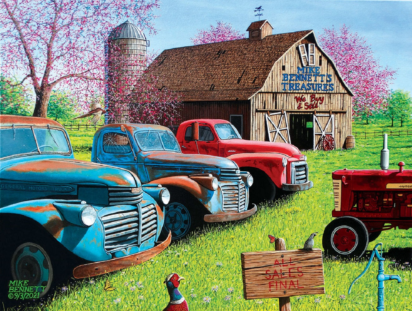 Mike Bennett's Treasures 500 pc  Jigsaw Puzzle 61706
