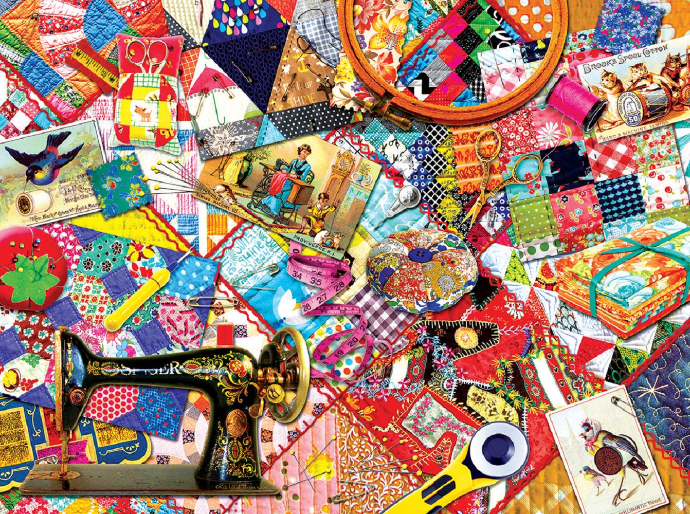 Quilting 1000 pc  Jigsaw Puzzle 70006